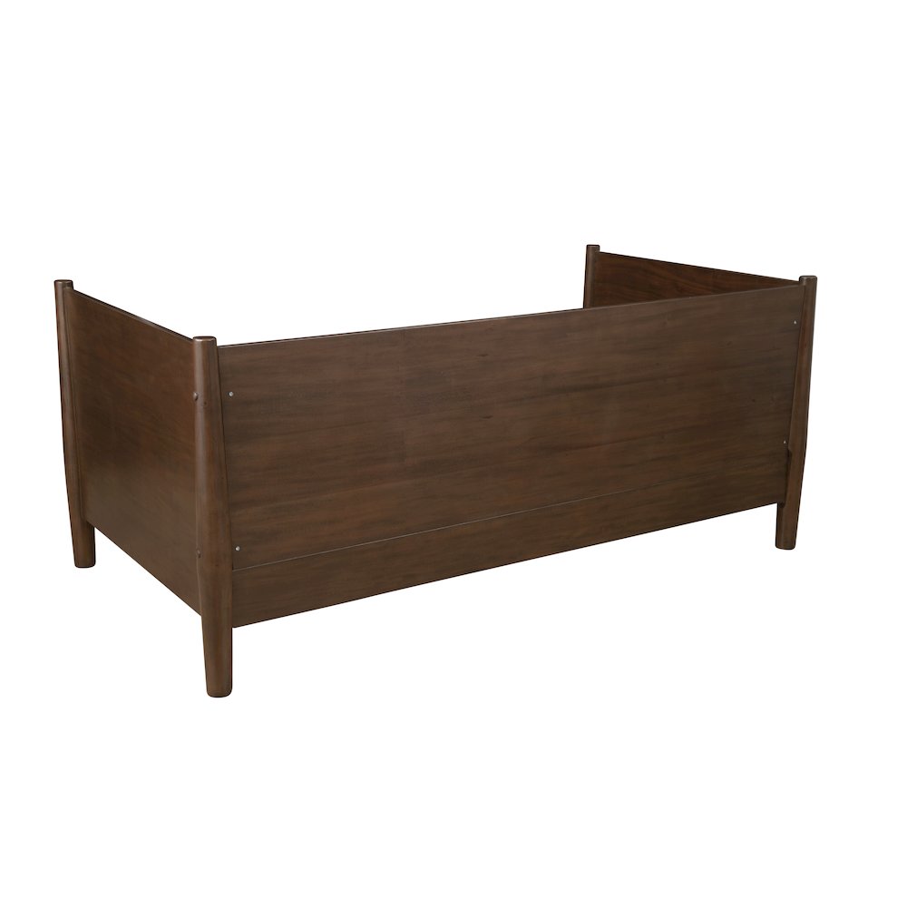 Flynn Mid Century Modern Twin Size Day Bed, Walnut. Picture 5
