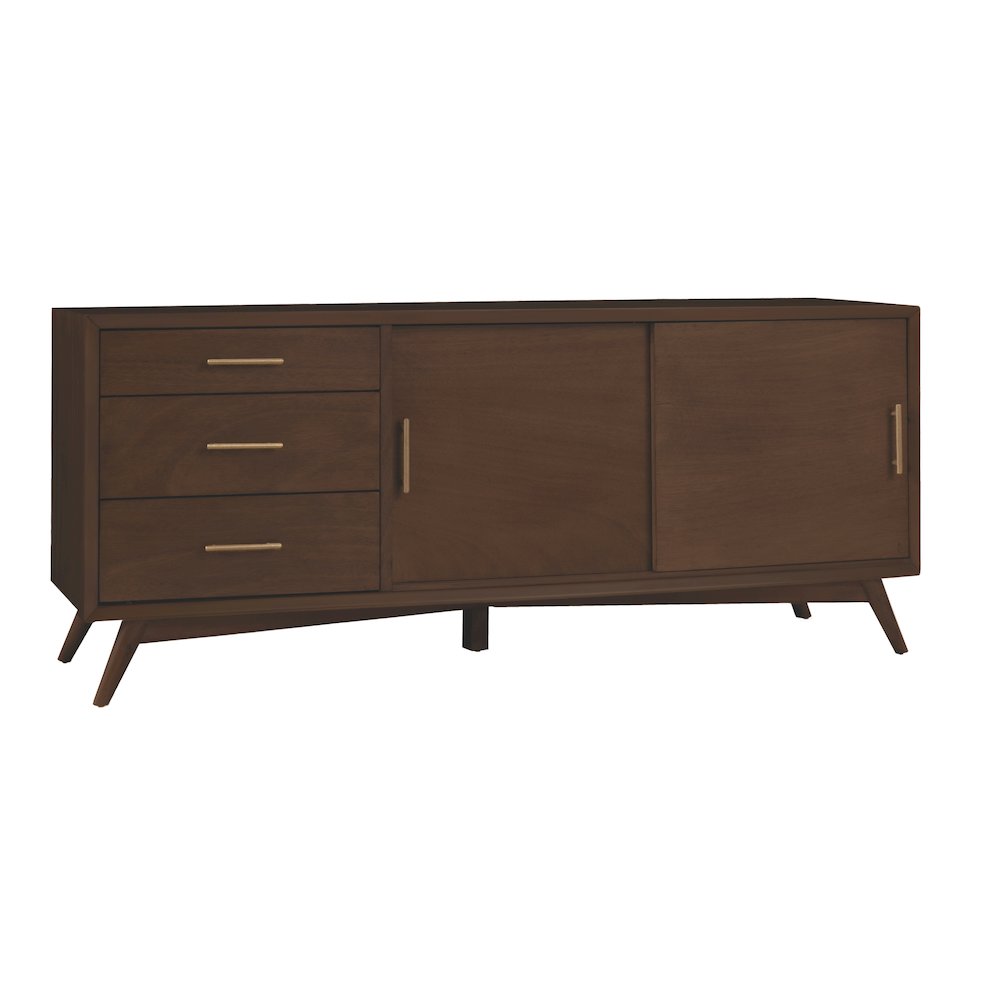 Flynn Large TV Console, Walnut. Picture 6