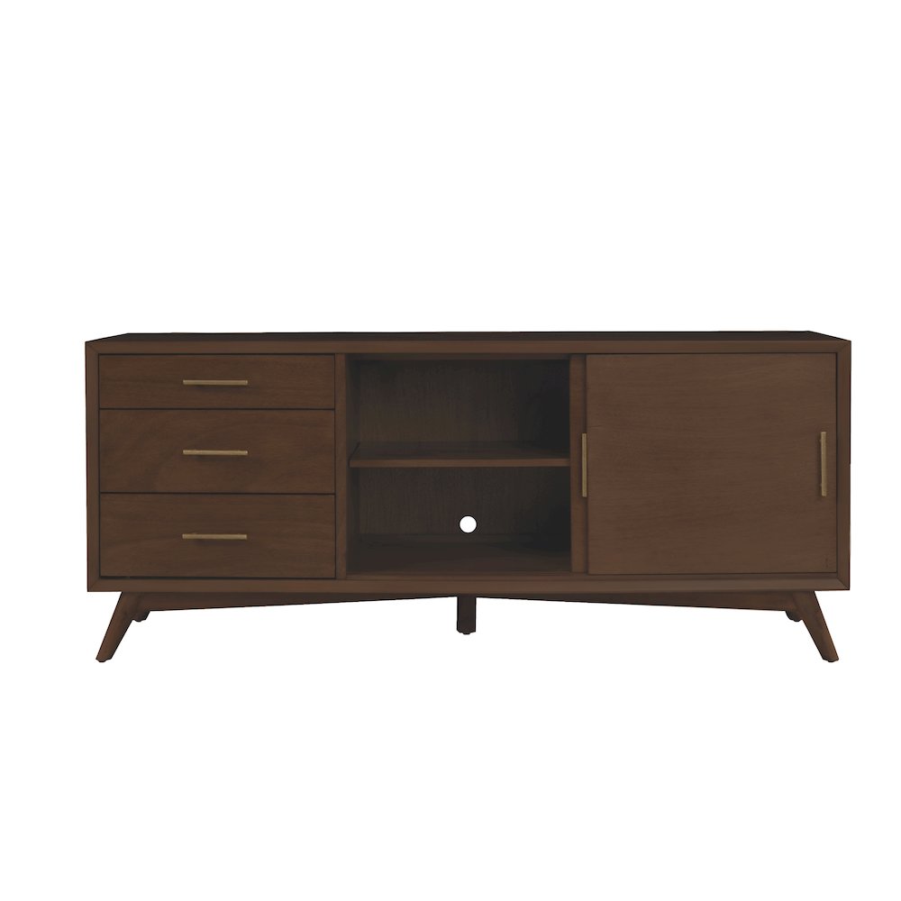Flynn Large TV Console, Walnut. Picture 11