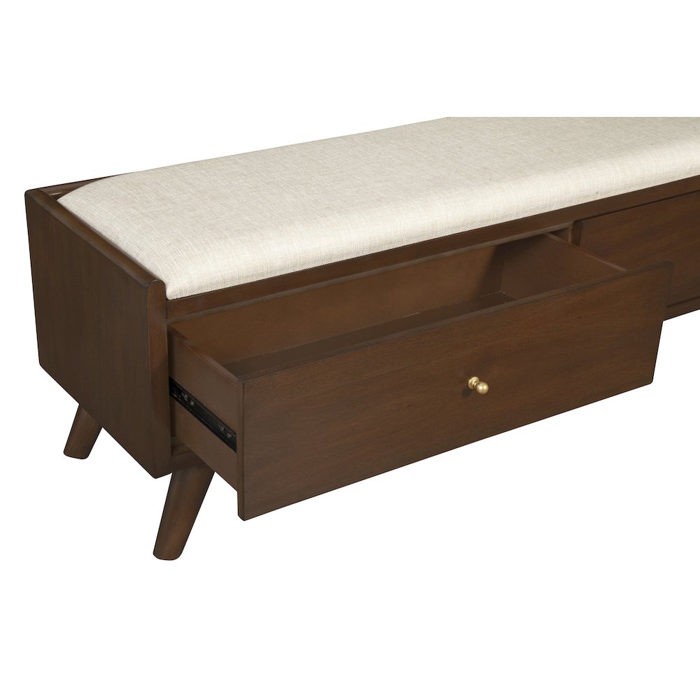 Flynn Bench, Walnut. Picture 6