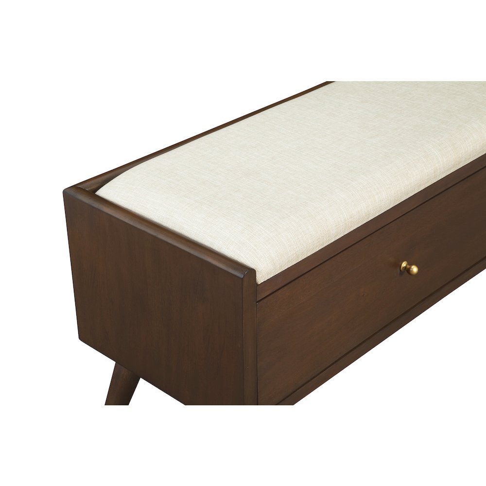 Flynn Bench, Walnut. Picture 7