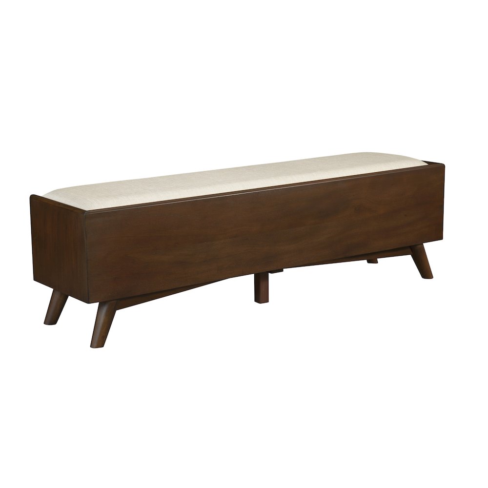 Flynn Bench, Walnut. Picture 9