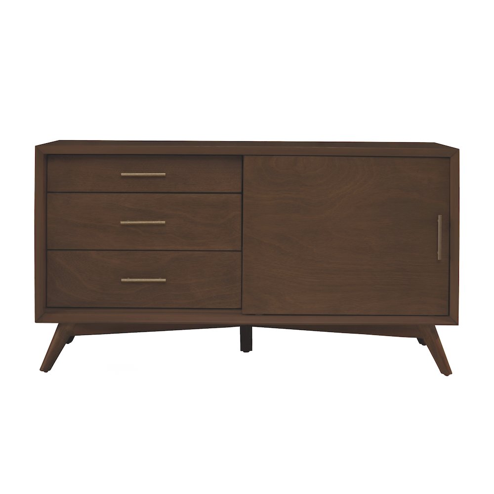 Flynn Small TV Console, Walnut. Picture 5