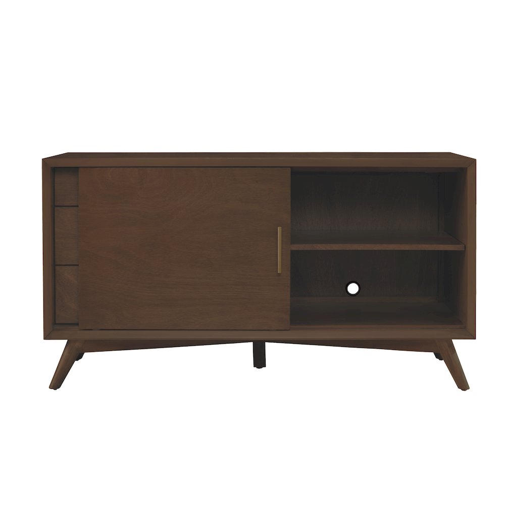 Flynn Small TV Console, Walnut. Picture 6