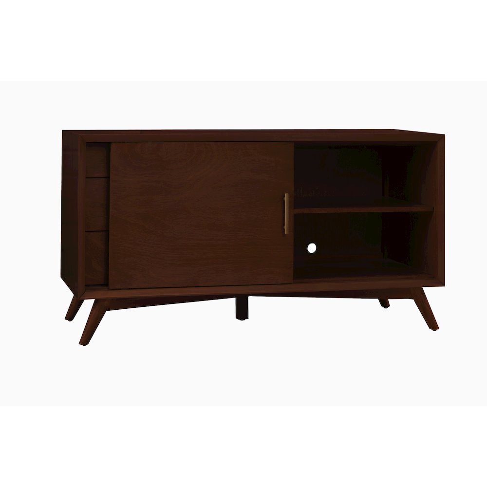 Flynn Small TV Console, Walnut. Picture 7