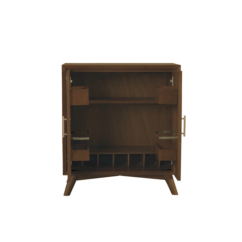 Flynn Small Bar Cabinet, Walnut. Picture 7