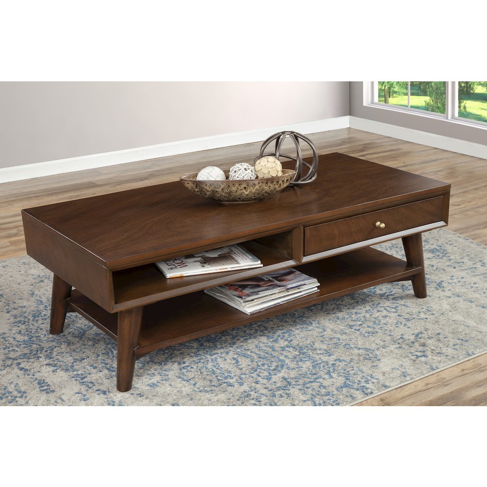 Flynn Coffee Table, Walnut. Picture 1