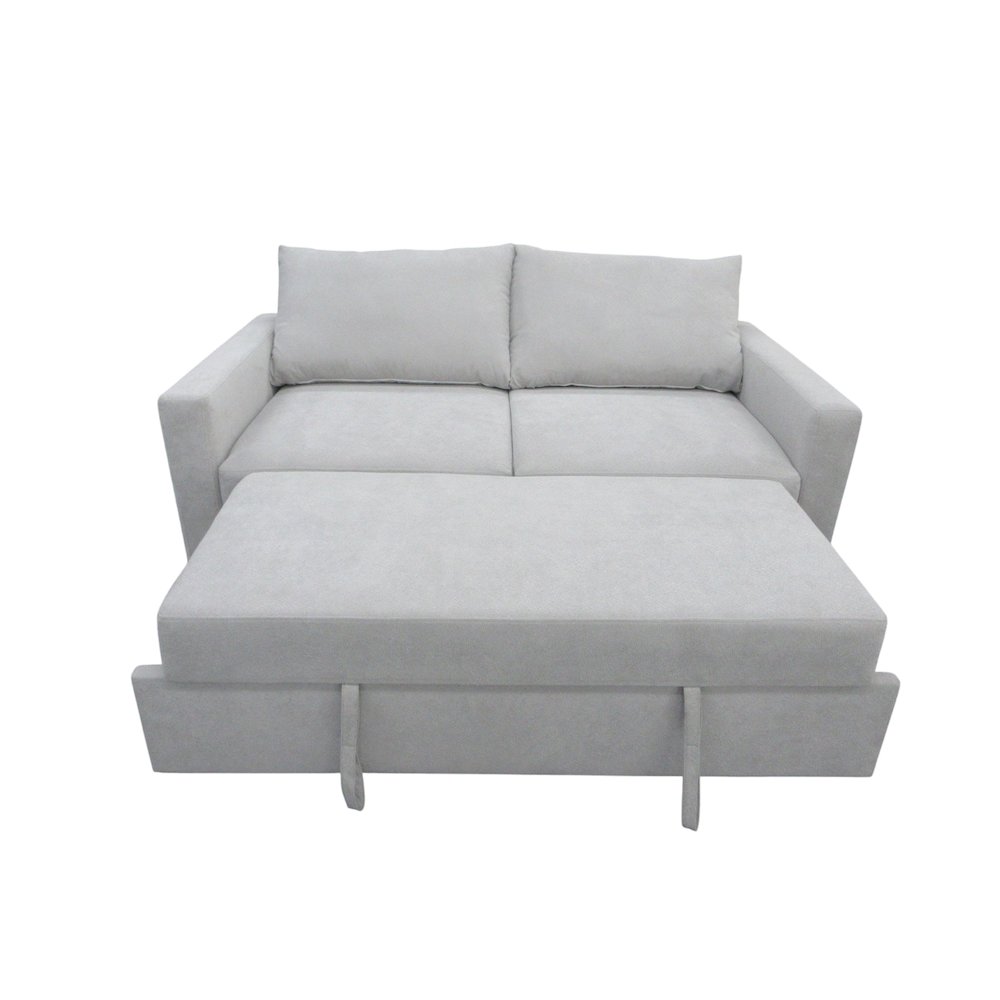 Dena Sleeper Sofa, Light Grey. Picture 7