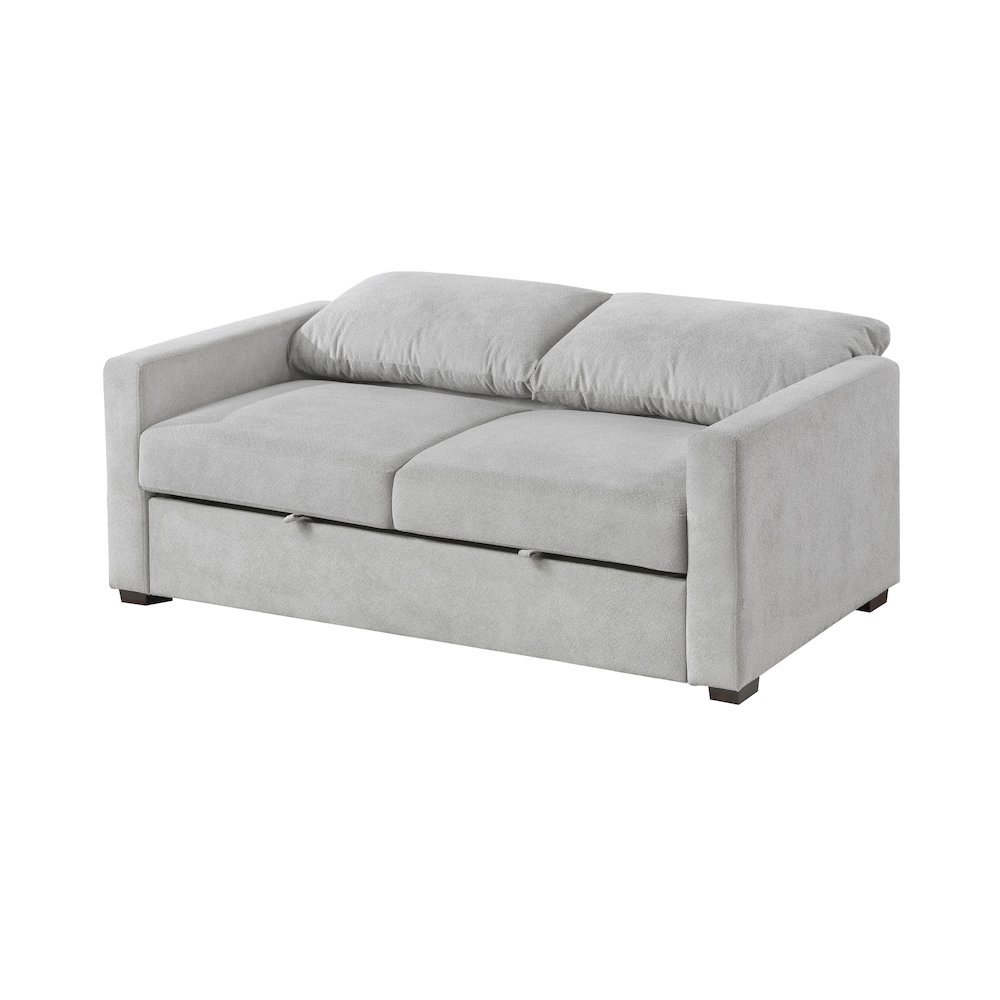 Dena Sleeper Sofa, Light Grey. Picture 7