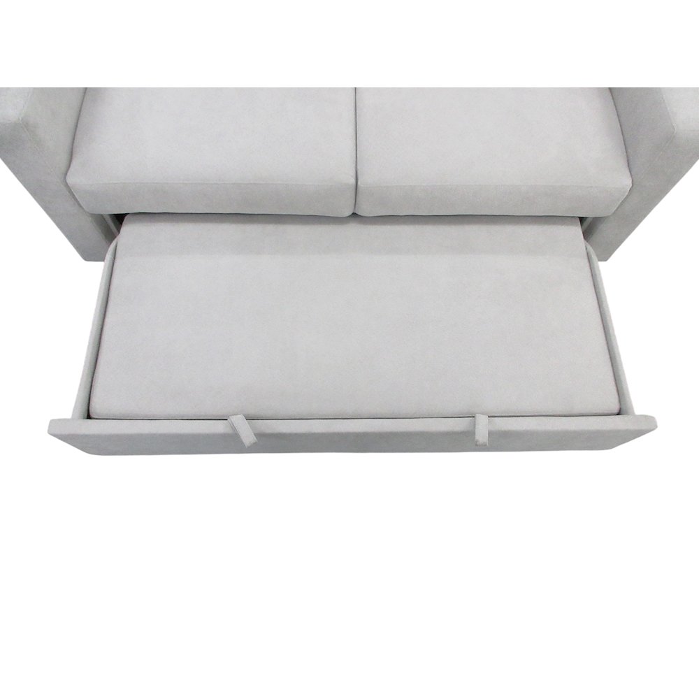 Dena Sleeper Sofa, Light Grey. Picture 8