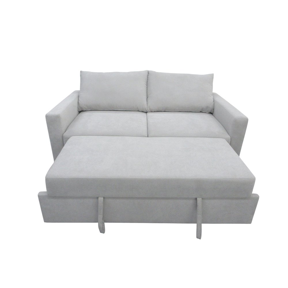 Dena Sleeper Sofa, Light Grey. Picture 9