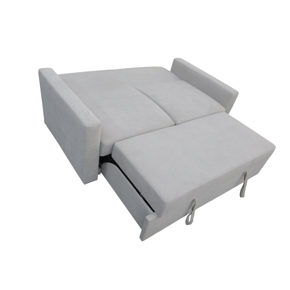 Dena Sleeper Sofa, Light Grey. Picture 12