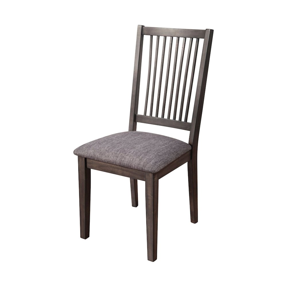 Lennox Set of 2 Side Chairs, Dark Tobacco. Picture 2