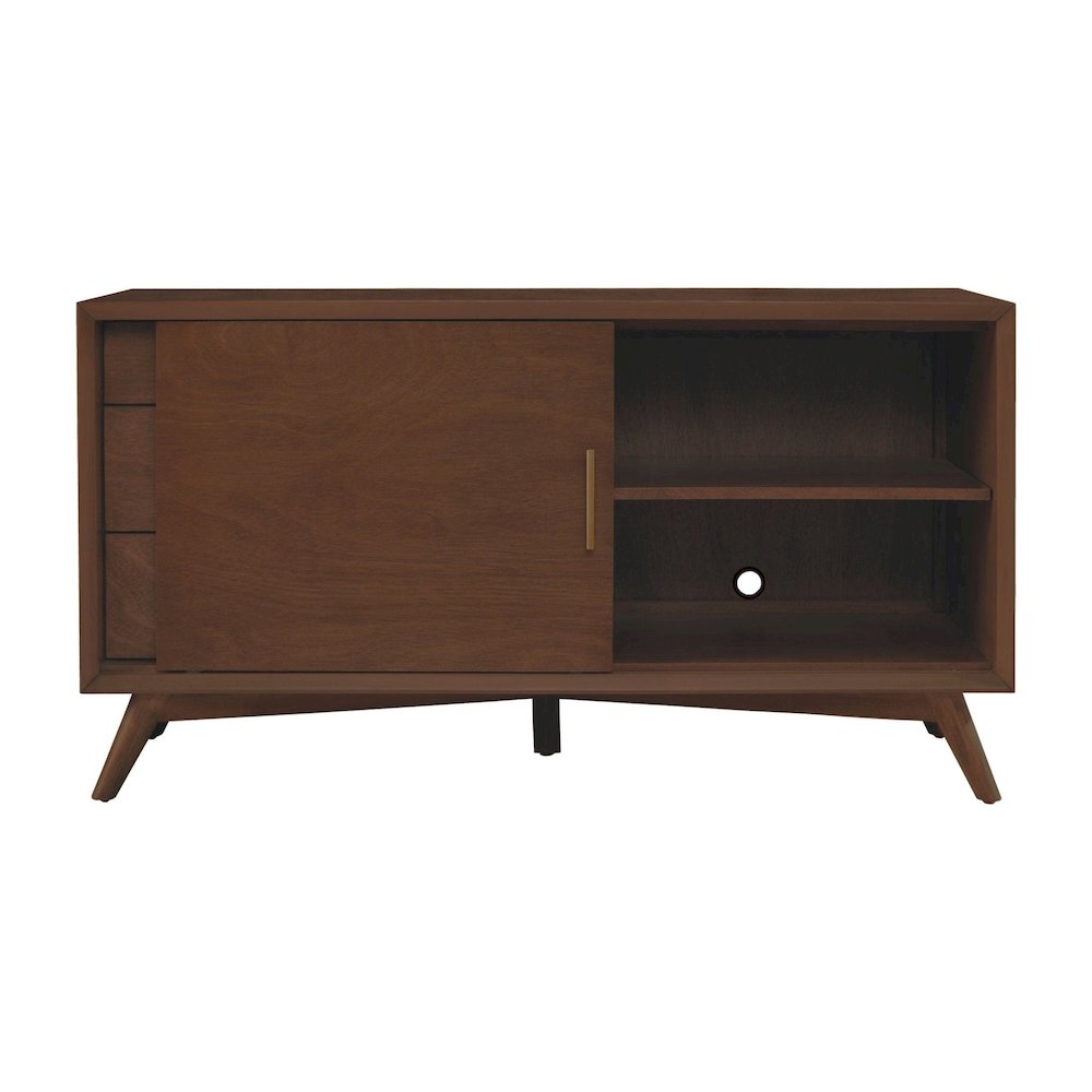 Flynn Small TV Console, Walnut. Picture 5