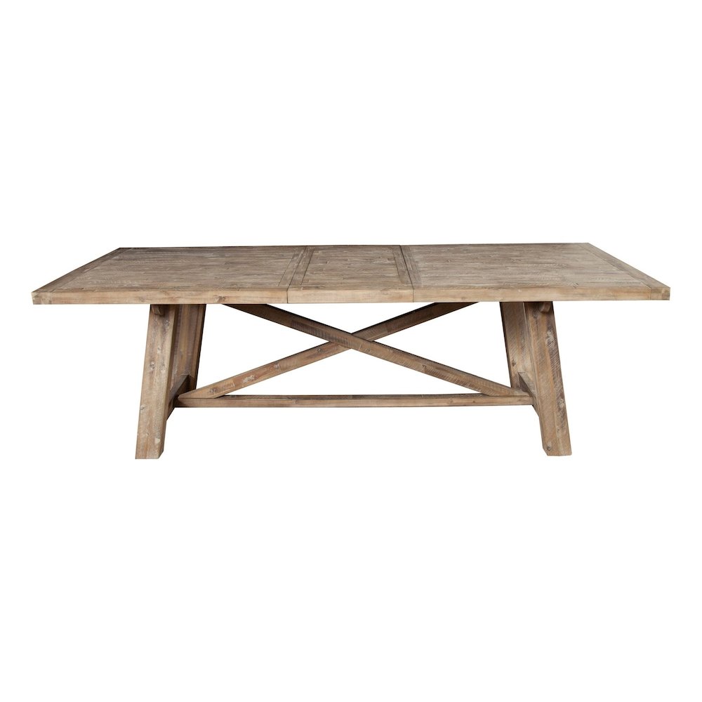 Newberry Extension Dining Table, Weathered Natural. Picture 1