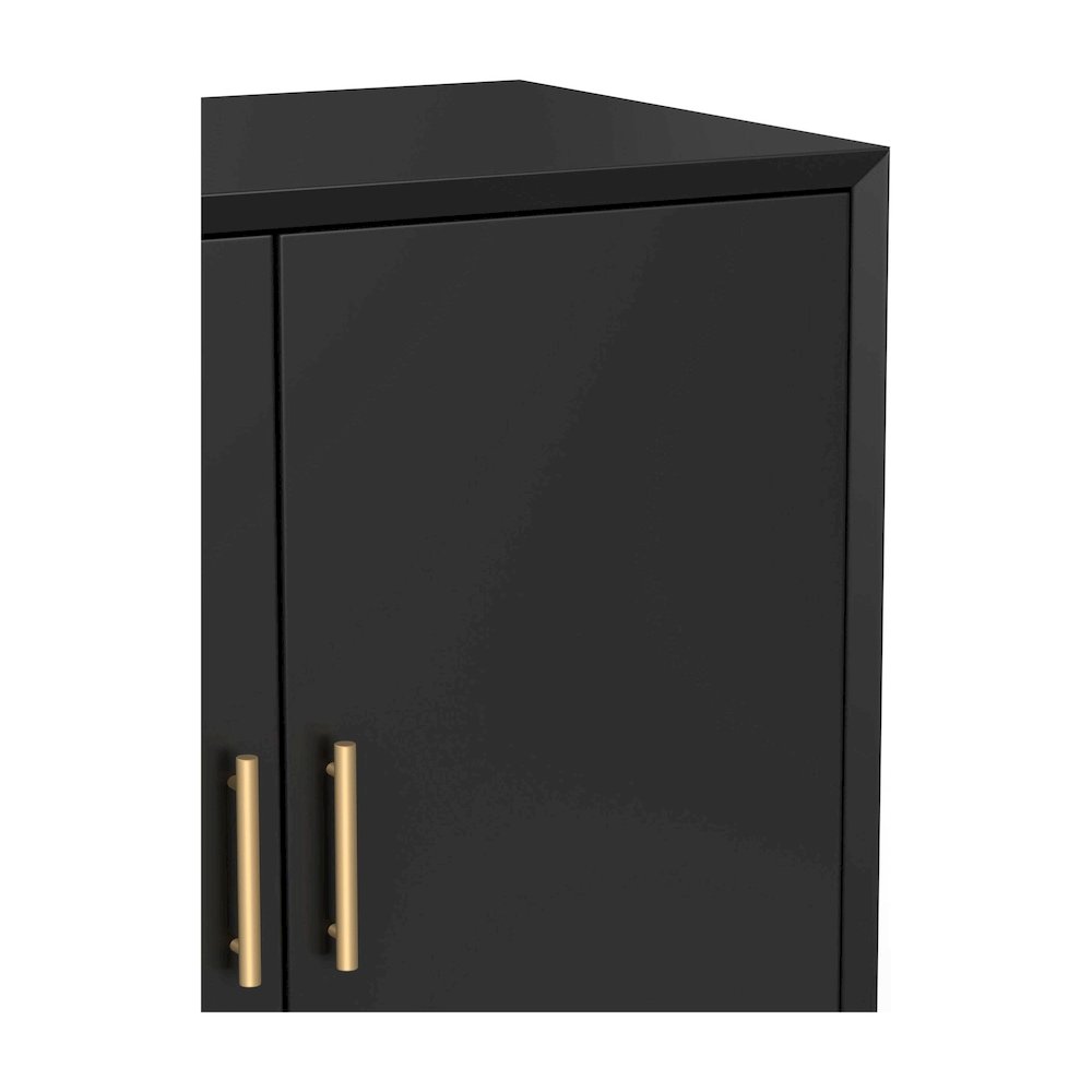 Flynn Small Bar Cabinet, Black. Picture 4