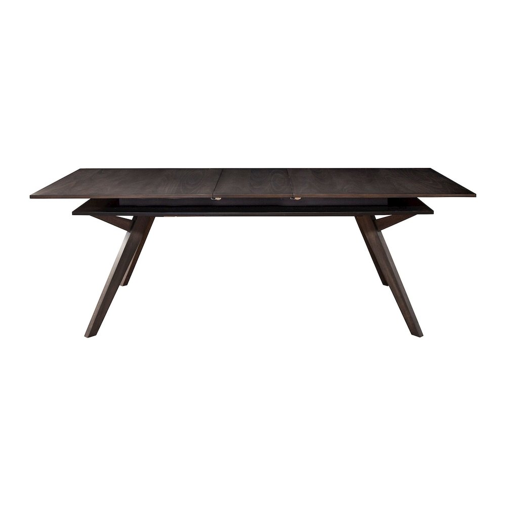 Lennox Rectangular Extension Dining Table, Dark Tobacco. Picture 3