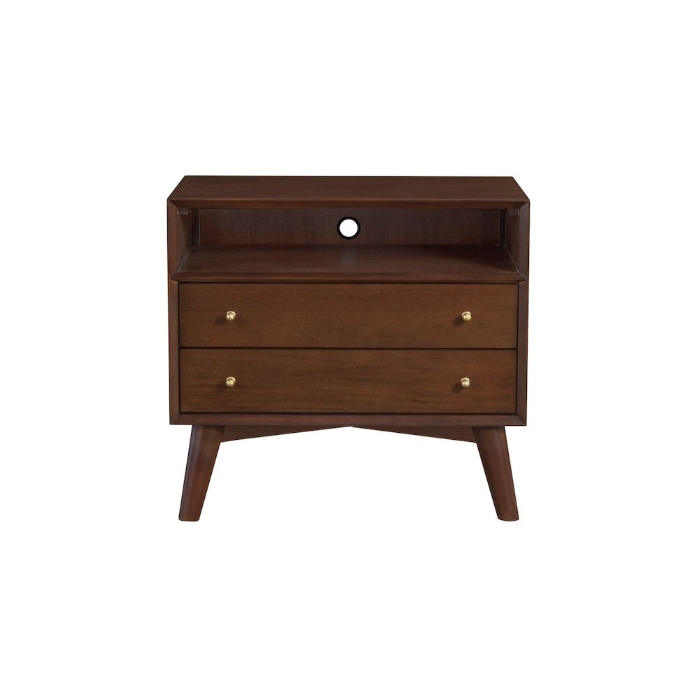 Flynn Large Nightstand, Walnut. Picture 1
