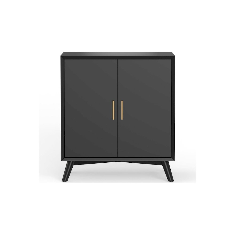Flynn Small Bar Cabinet, Black. Picture 1