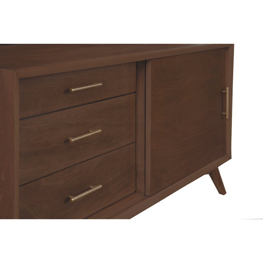 Flynn Small TV Console, Walnut. Picture 6