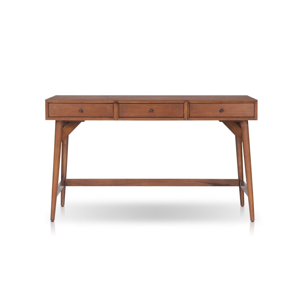 Flynn Large Desk, Chestnut. Picture 2