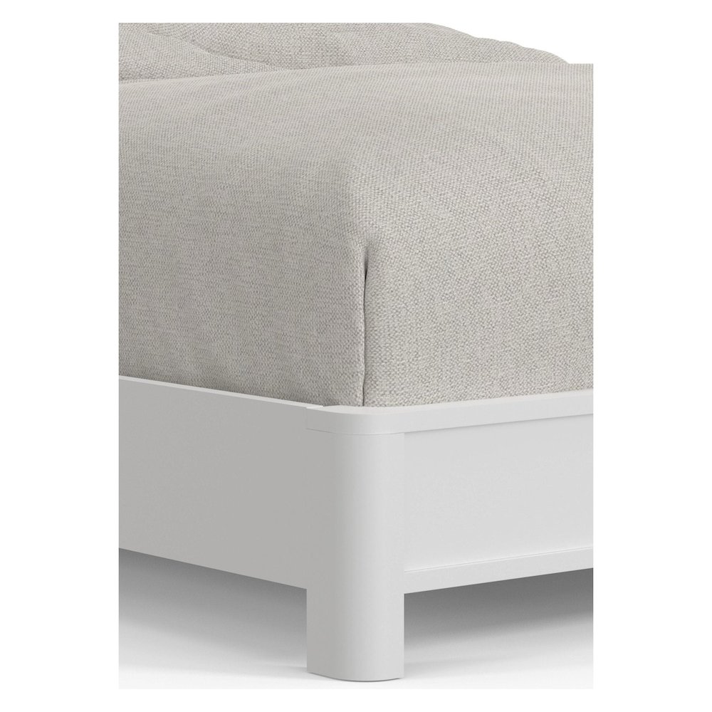 Stapleton Standard King Panel Bed, White. Picture 5