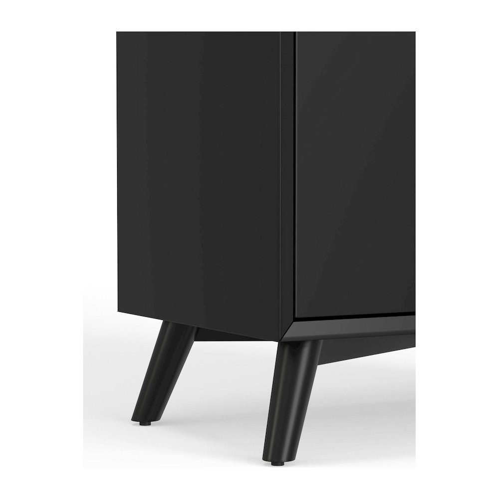 Flynn Small Bar Cabinet, Black. Picture 5
