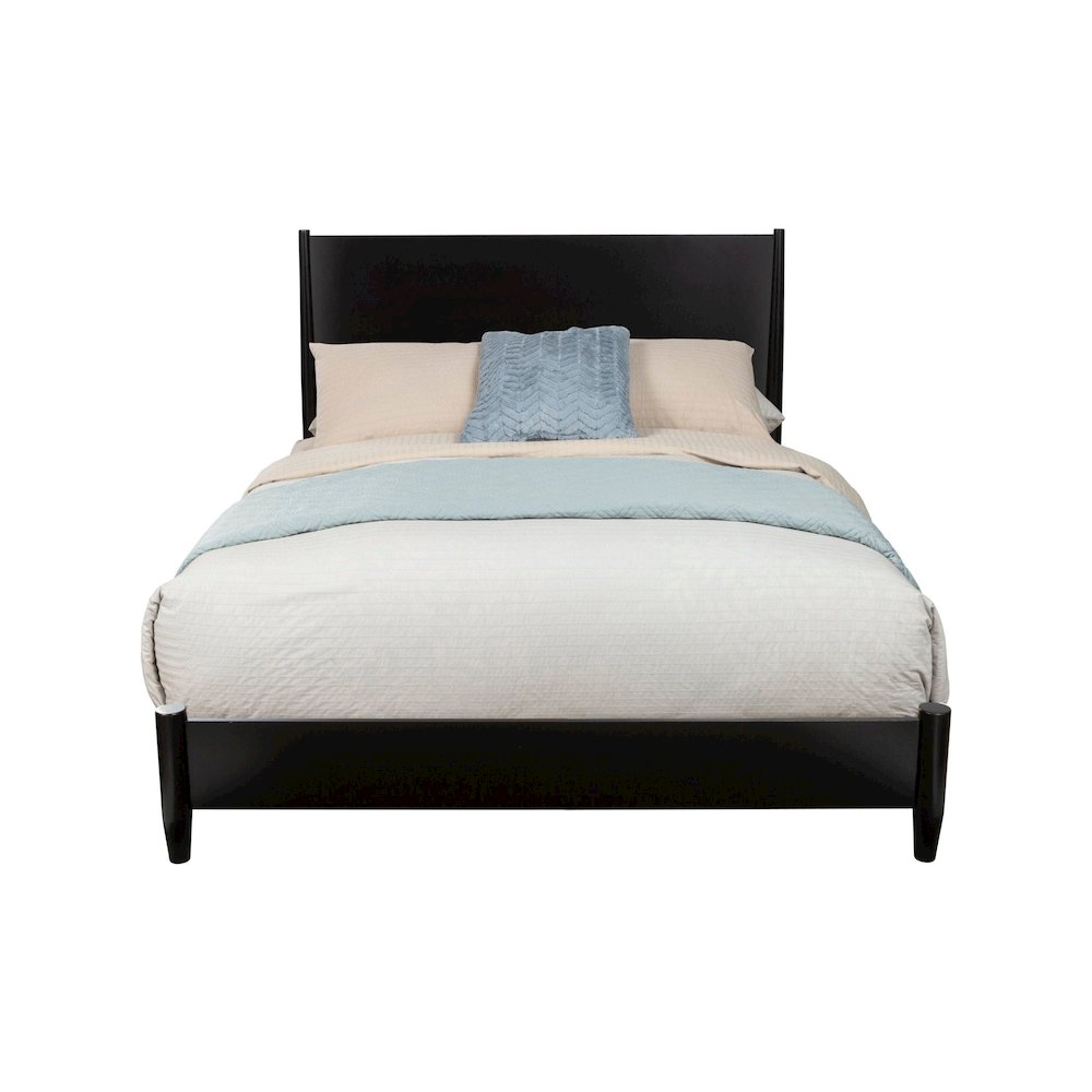 Flynn Full Platform Bed, Black. Picture 4