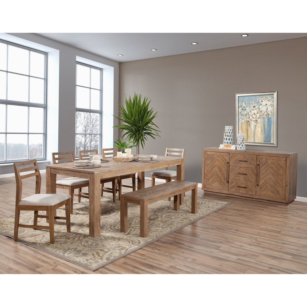 Aiden Dining Bench. Picture 4