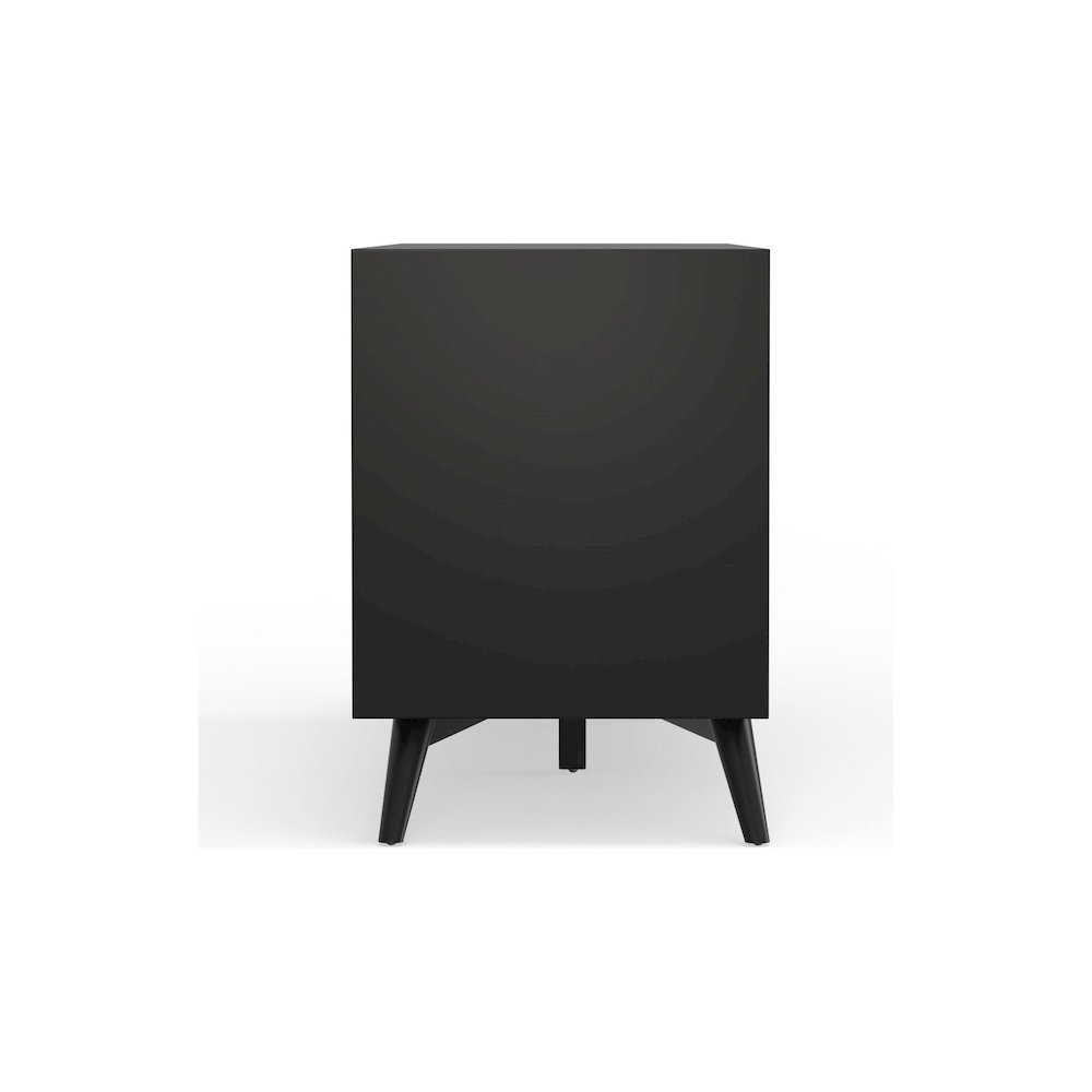 Flynn Small TV Console, Black. Picture 4