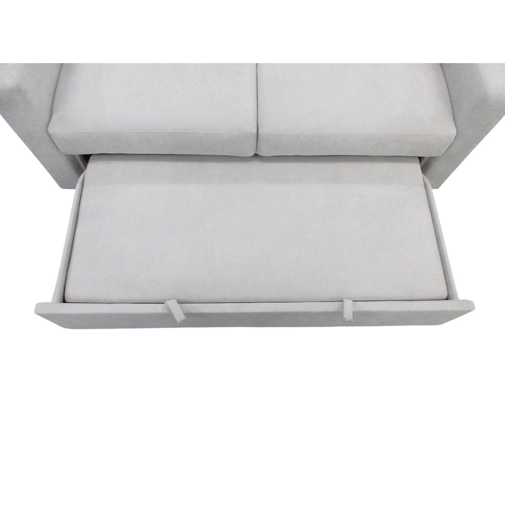 Dena Sleeper Sofa, Light Grey. Picture 11