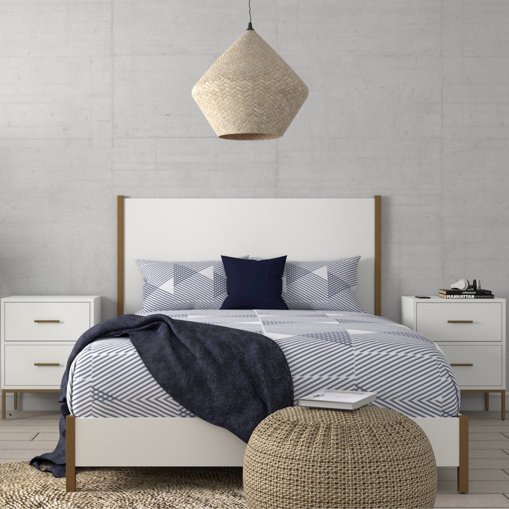 Madelyn Two Drawer Nightstand. Picture 7