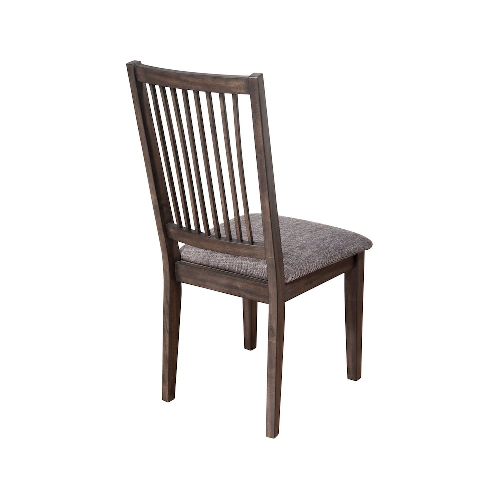 Lennox Set of 2 Side Chairs, Dark Tobacco. Picture 3