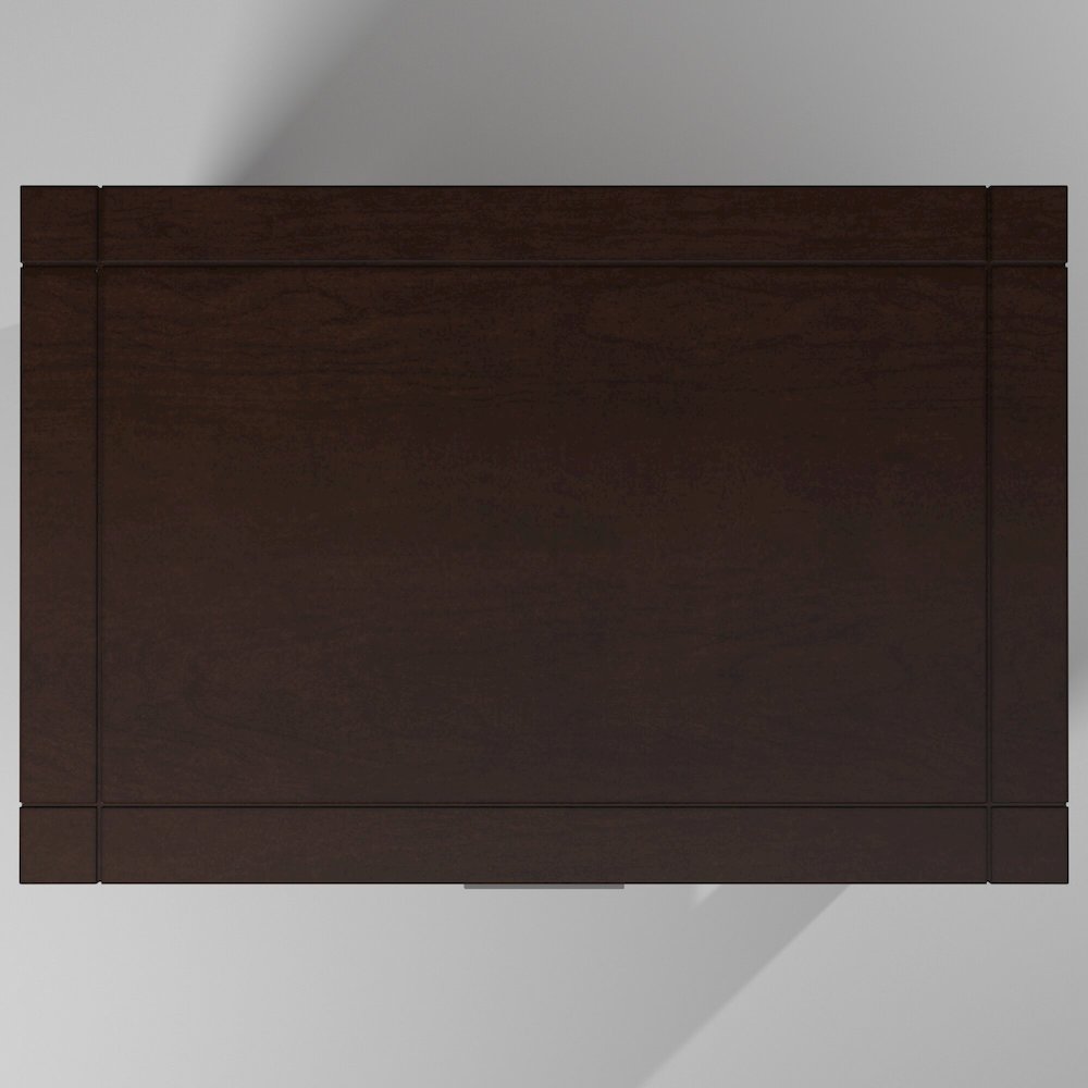 Carmel 2 Drawer Nightstand, Cappuccino. Picture 6