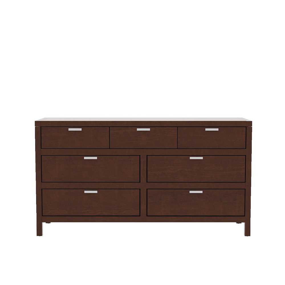 Carmel 7 Drawer Dresser, Cappuccino. Picture 5