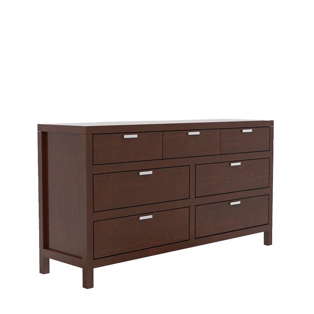 Carmel 7 Drawer Dresser, Cappuccino. Picture 6