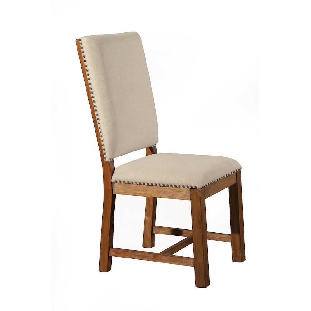 Shasta Set of 2 Upholstered Side Chairs, Salvaged Natural. Picture 1