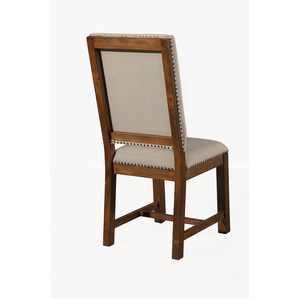Shasta Set of 2 Upholstered Side Chairs, Salvaged Natural. Picture 3