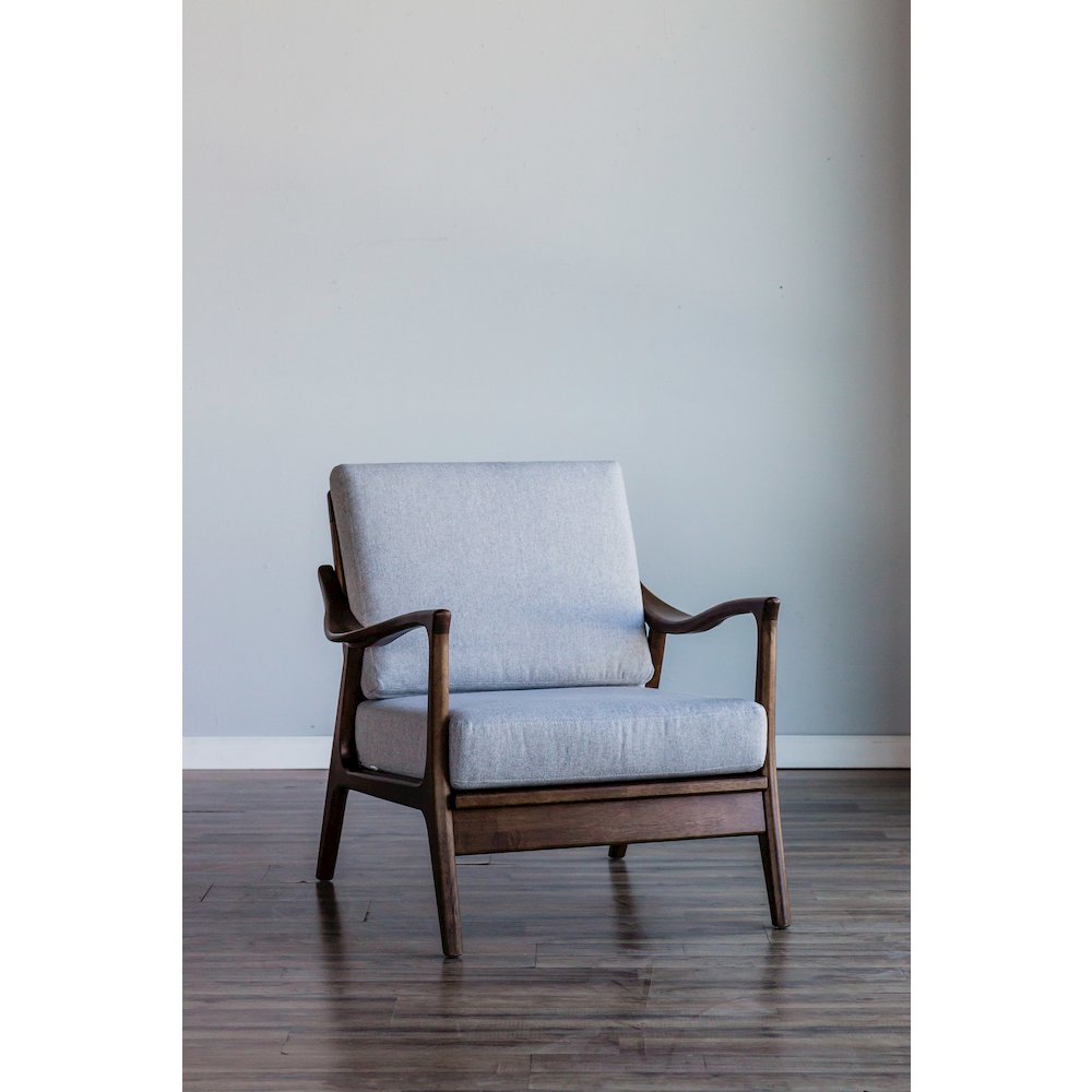 Zephyr Slate Lounge Chair with Removable Cushions. Picture 1