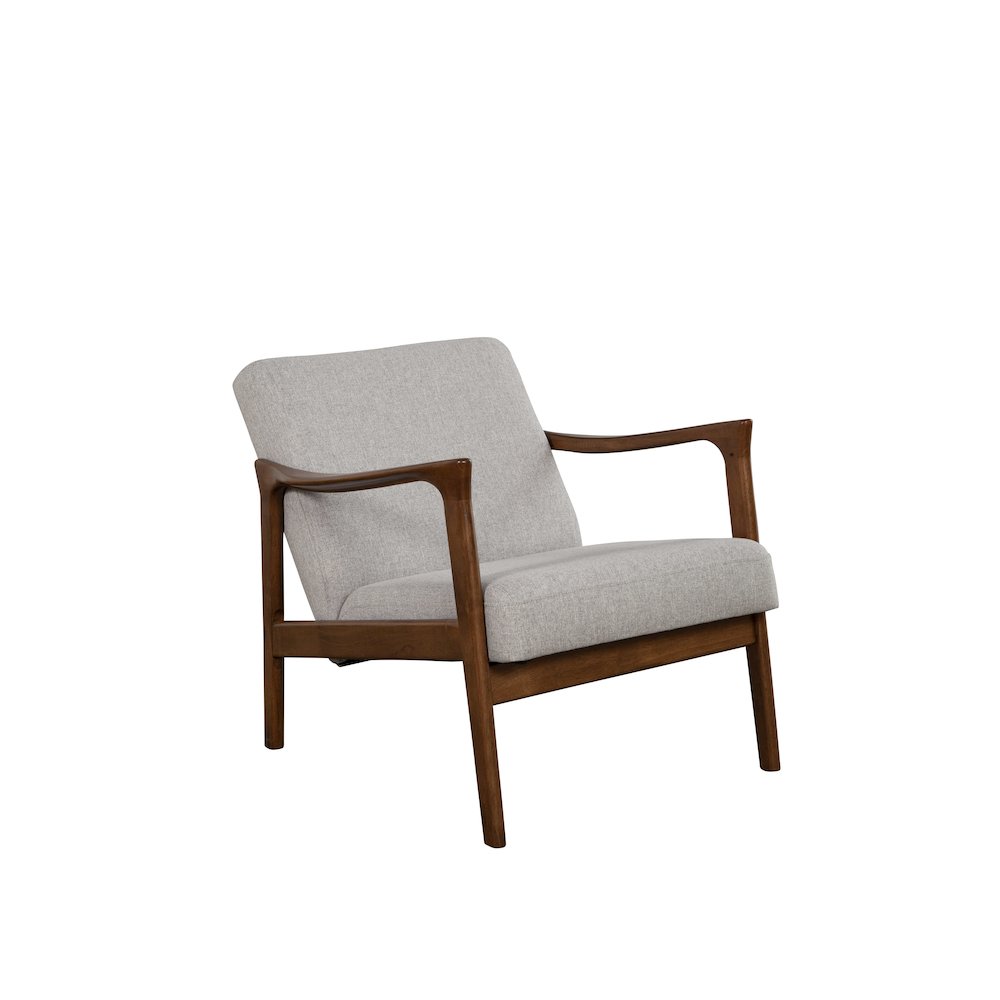Zephyr Lounge Chair, Light Grey. Picture 1