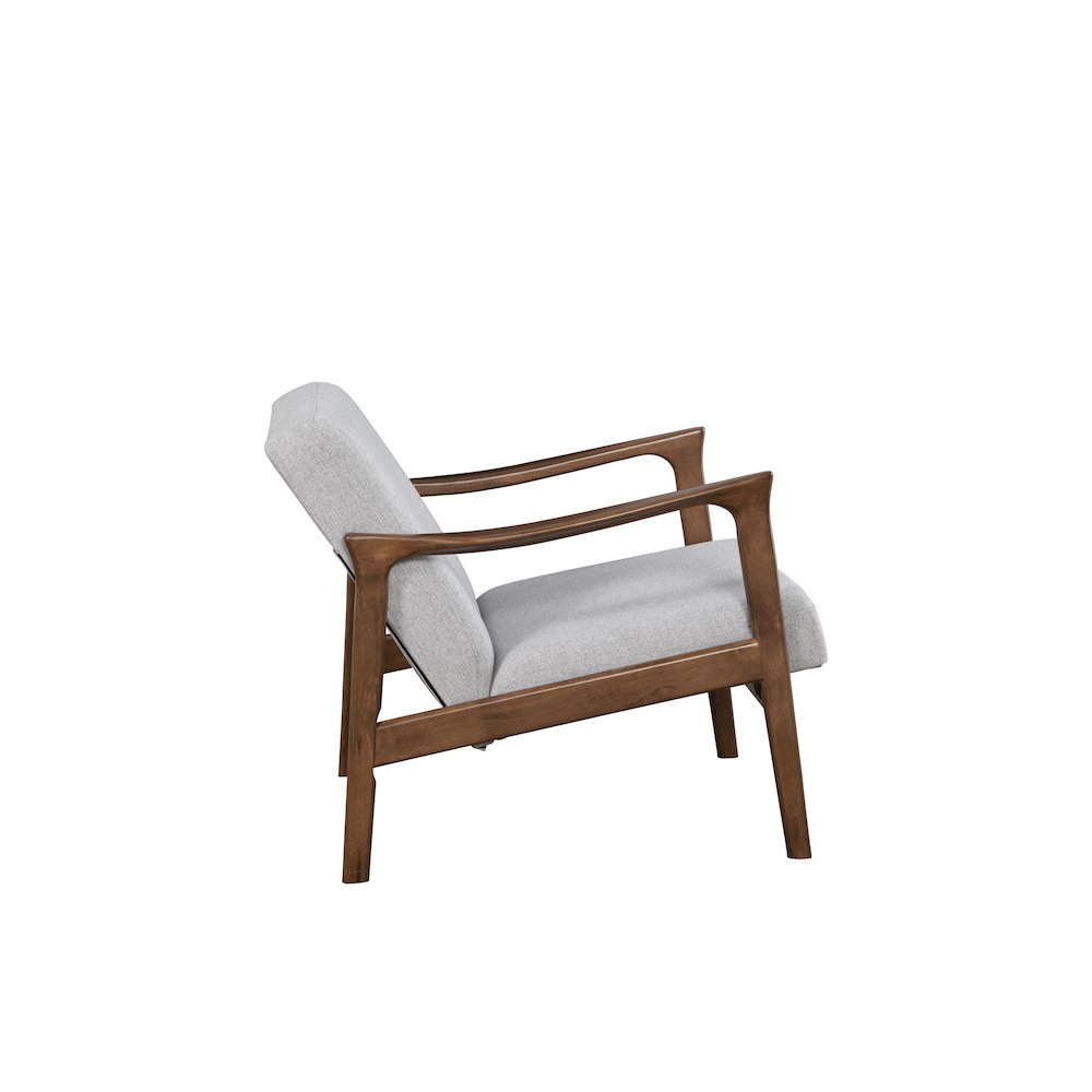 Zephyr Lounge Chair, Light Grey. Picture 5