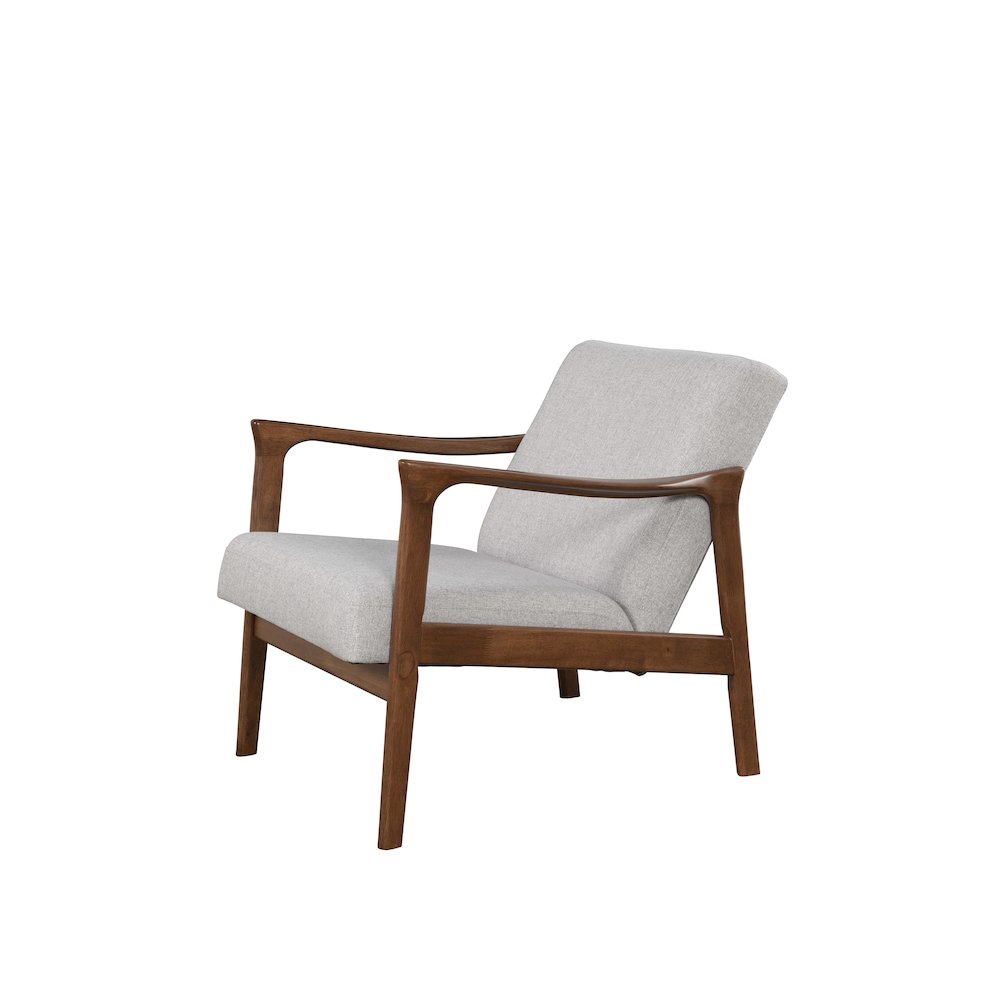 Zephyr Lounge Chair, Light Grey. Picture 4