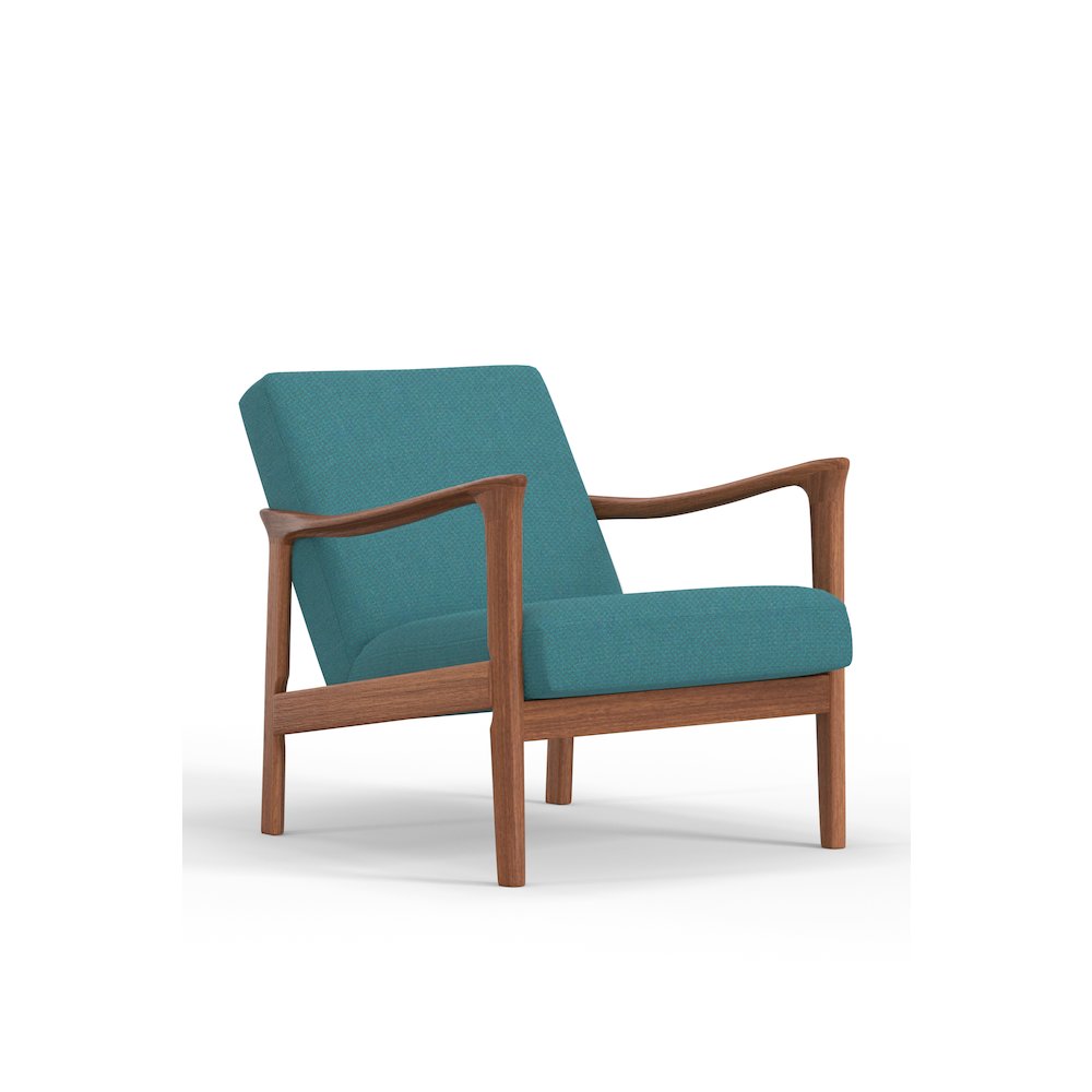 Zephyr Lounge Chair, Turquoise. Picture 3