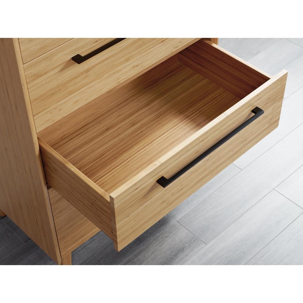 Sienna Five Drawer High Chest, Caramelized. Picture 7