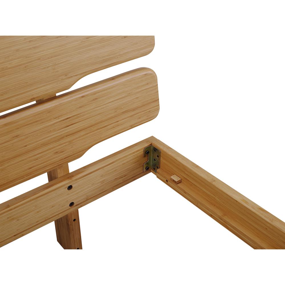Currant Eastern King Platform Bed, Caramelized. Picture 11