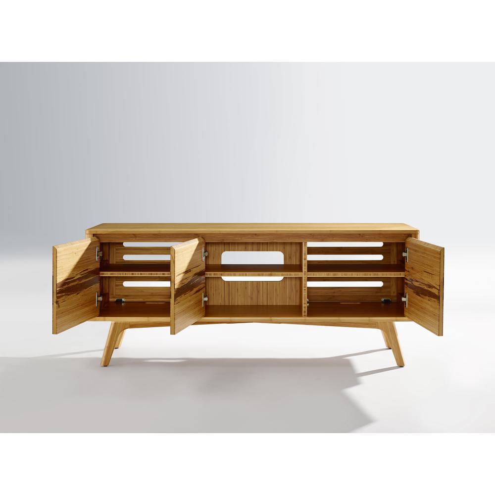 Azara Media Cabinet, Caramelized. Picture 5