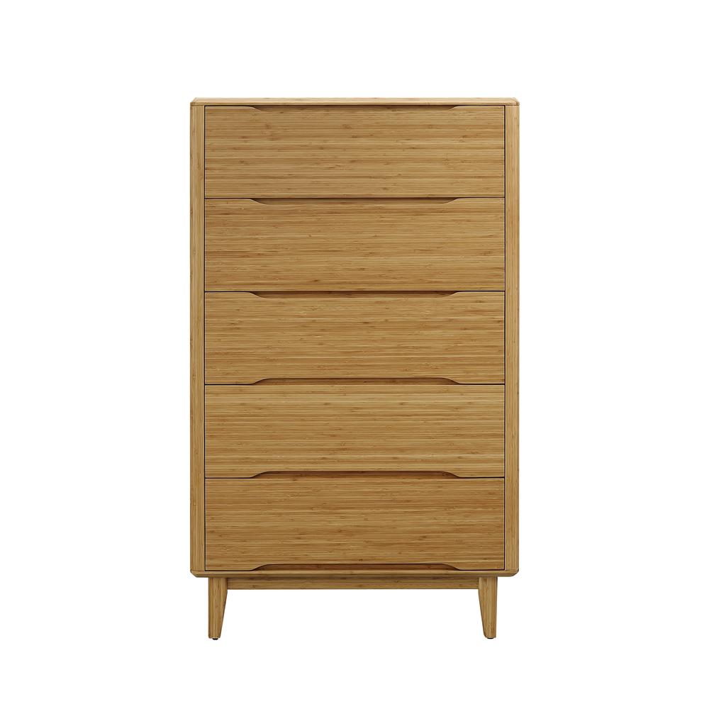 Currant Five Drawer High Chest, Caramelized. Picture 2