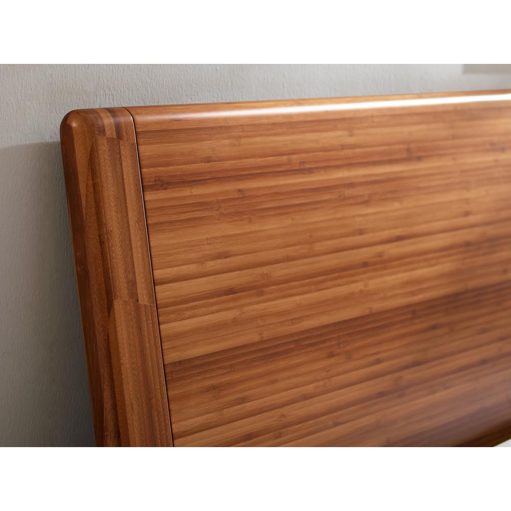 Ventura Queen Platform Bed, Amber. Picture 2