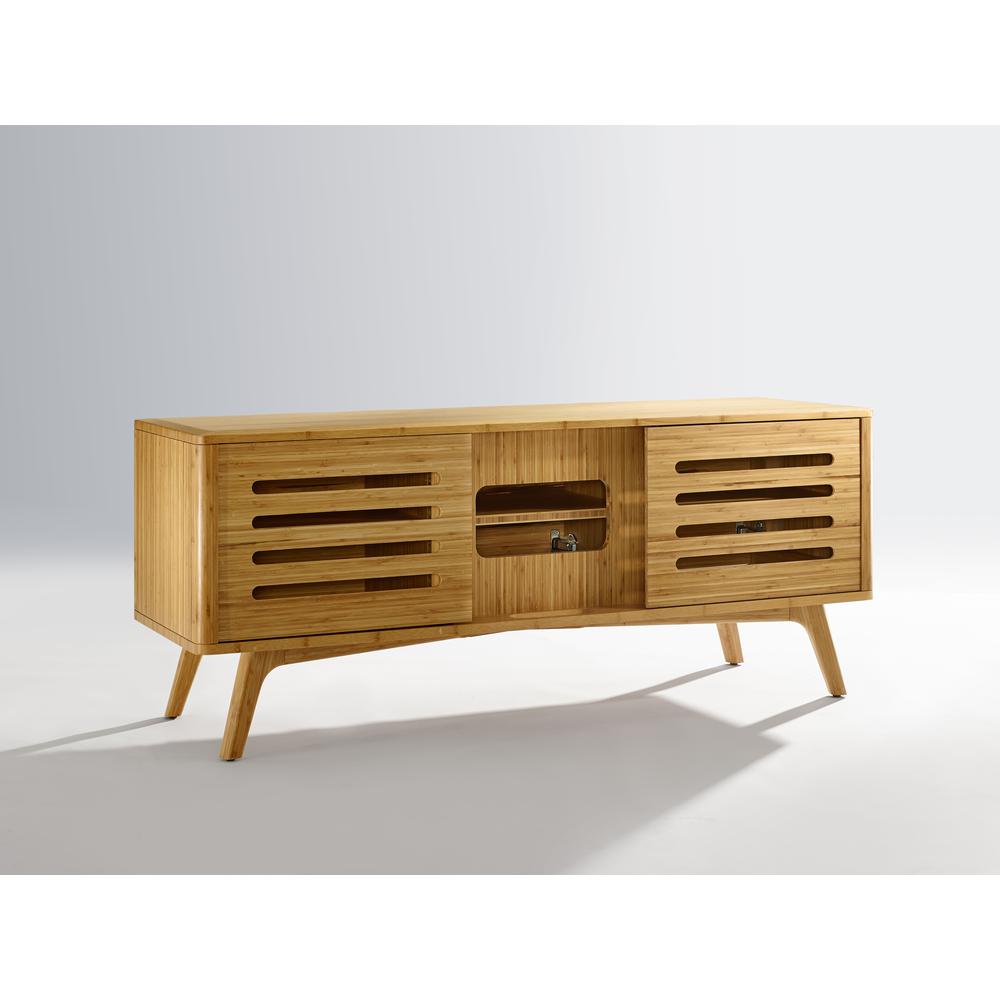 Azara Media Cabinet, Caramelized. Picture 9