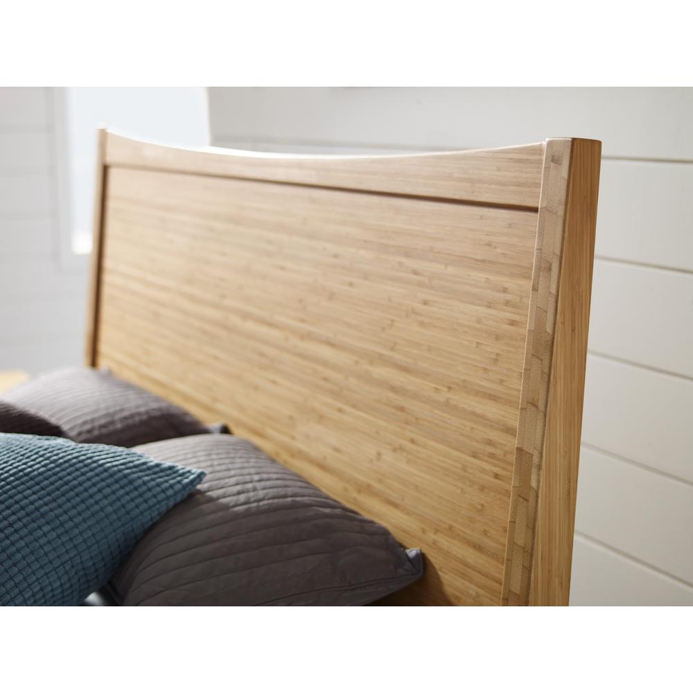 Willow Queen Platform Bed, Caramelized. Picture 4